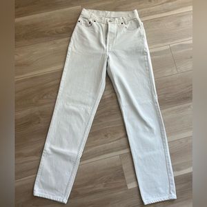 Levis white jeans vintage bootcut good condition